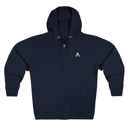 Zip Hoodie — 'Made to Stand Out' Minimalist Logo Zip-Up