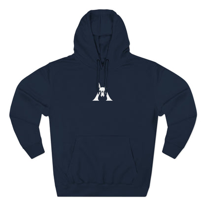 Minimalist Cat Asana Hoodie - Yoga Cat Graphic Fleece Pullover