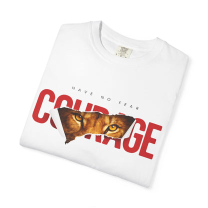 Courage Fish Graphic T-Shirt — 'Mount Up With Courage' Vintage Fish Illustration Tee