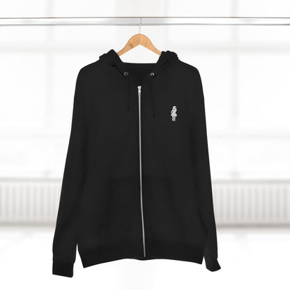 Zip Hoodie — 'Made to Stand Out' Minimalist Logo Zip-Up