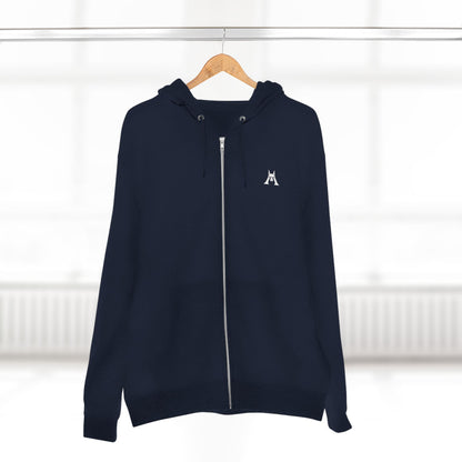 Zip Hoodie — 'Made to Stand Out' Minimalist Logo Zip-Up