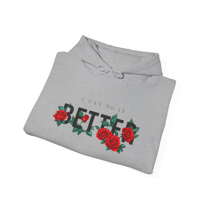 Bethel Floral Hoodie — Rose Script Religious Hoodie