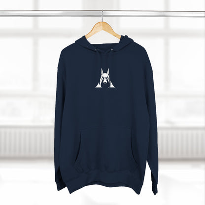 Minimalist Cat Asana Hoodie - Yoga Cat Graphic Fleece Pullover