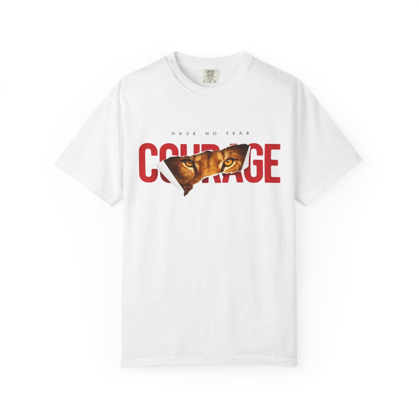 Courage Fish Graphic T-Shirt — 'Mount Up With Courage' Vintage Fish Illustration Tee