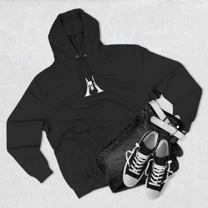 Minimalist Cat Asana Hoodie - Yoga Cat Graphic Fleece Pullover