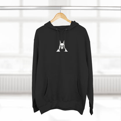 Minimalist Cat Asana Hoodie - Yoga Cat Graphic Fleece Pullover