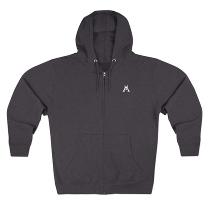 Zip Hoodie — 'Made to Stand Out' Minimalist Logo Zip-Up