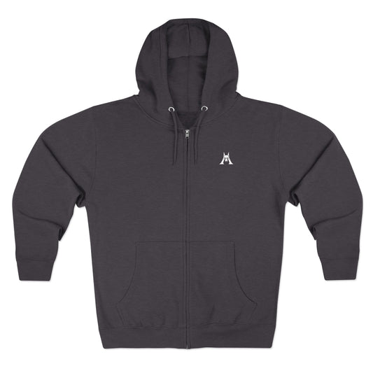 Zip Hoodie — 'Made to Stand Out' Minimalist Logo Zip-Up