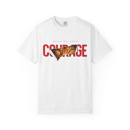 Courage Fish Graphic T-Shirt — 'Mount Up With Courage' Vintage Fish Illustration Tee