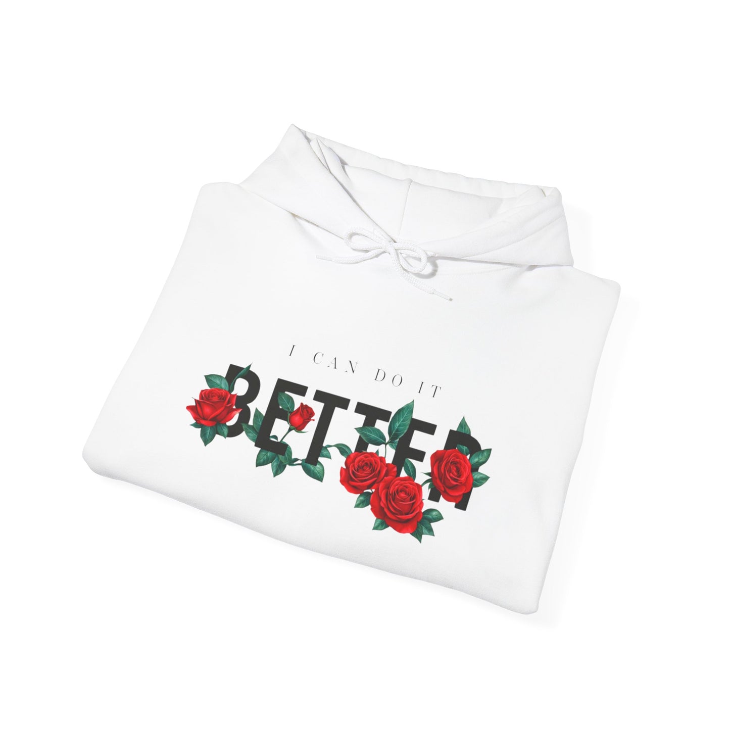 Bethel Floral Hoodie — Rose Script Religious Hoodie