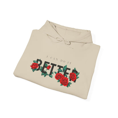 Bethel Floral Hoodie — Rose Script Religious Hoodie