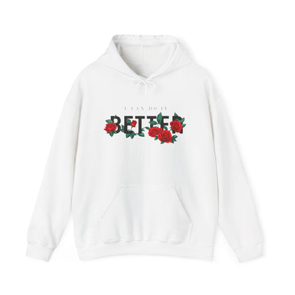 Bethel Floral Hoodie — Rose Script Religious Hoodie