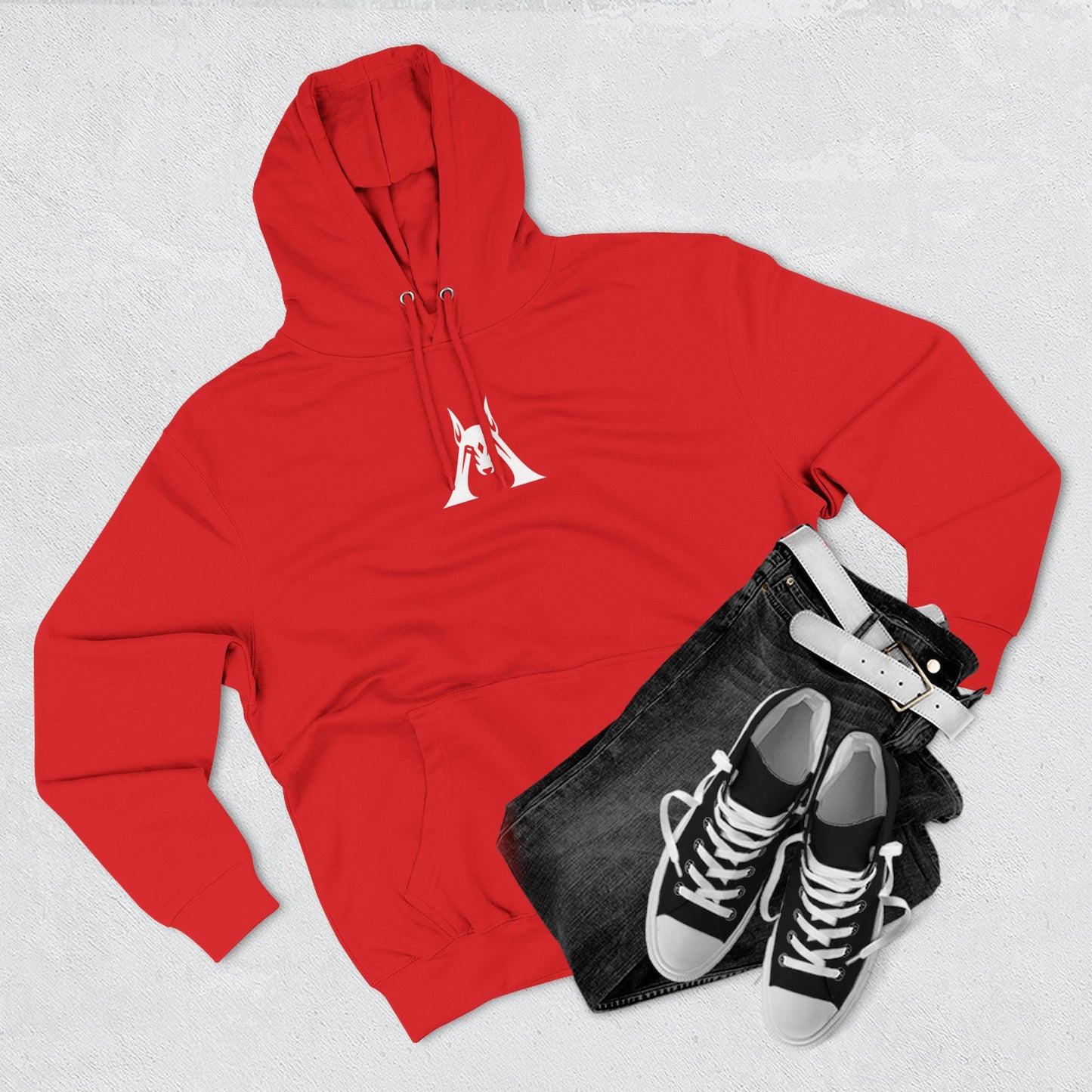Minimalist Cat Asana Hoodie - Yoga Cat Graphic Fleece Pullover