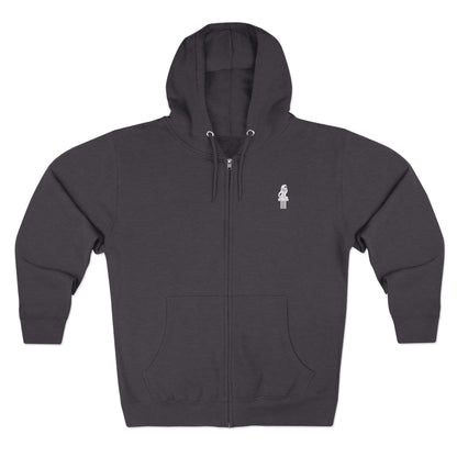 Zip Hoodie — 'Made to Stand Out' Minimalist Logo Zip-Up