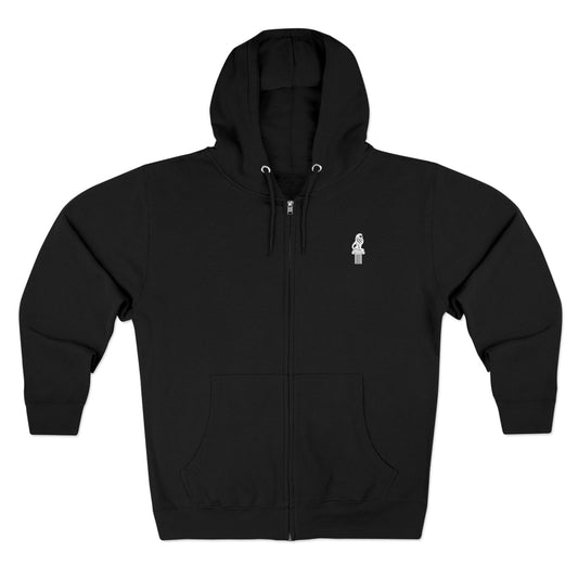 Zip Hoodie — 'Made to Stand Out' Minimalist Logo Zip-Up